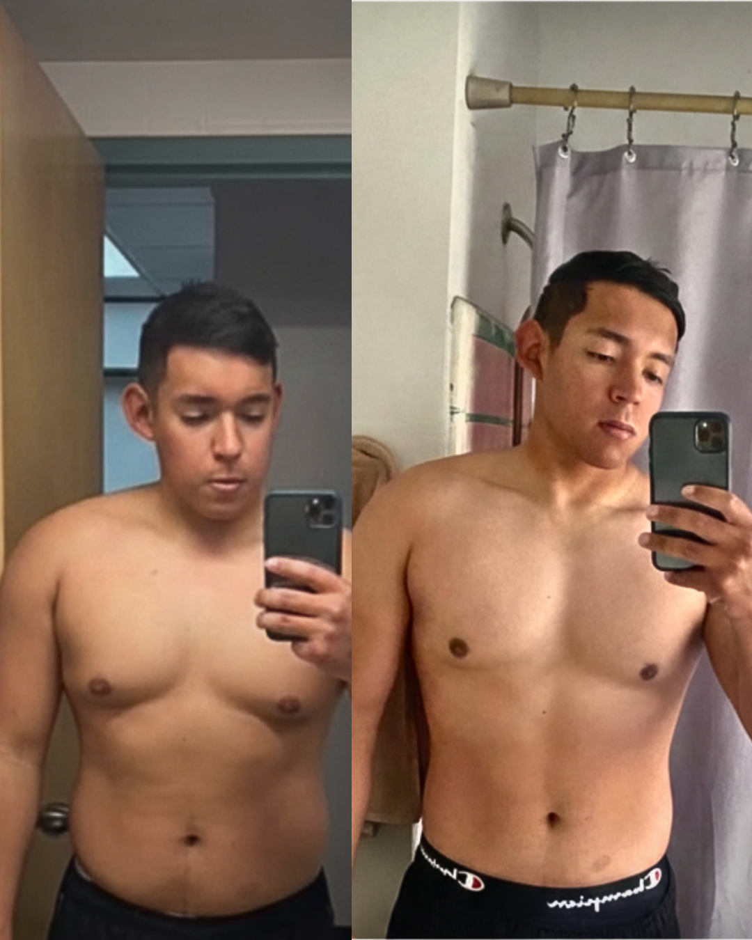 Transformación de Manu — menos 8kg y más músculo en 3 meses