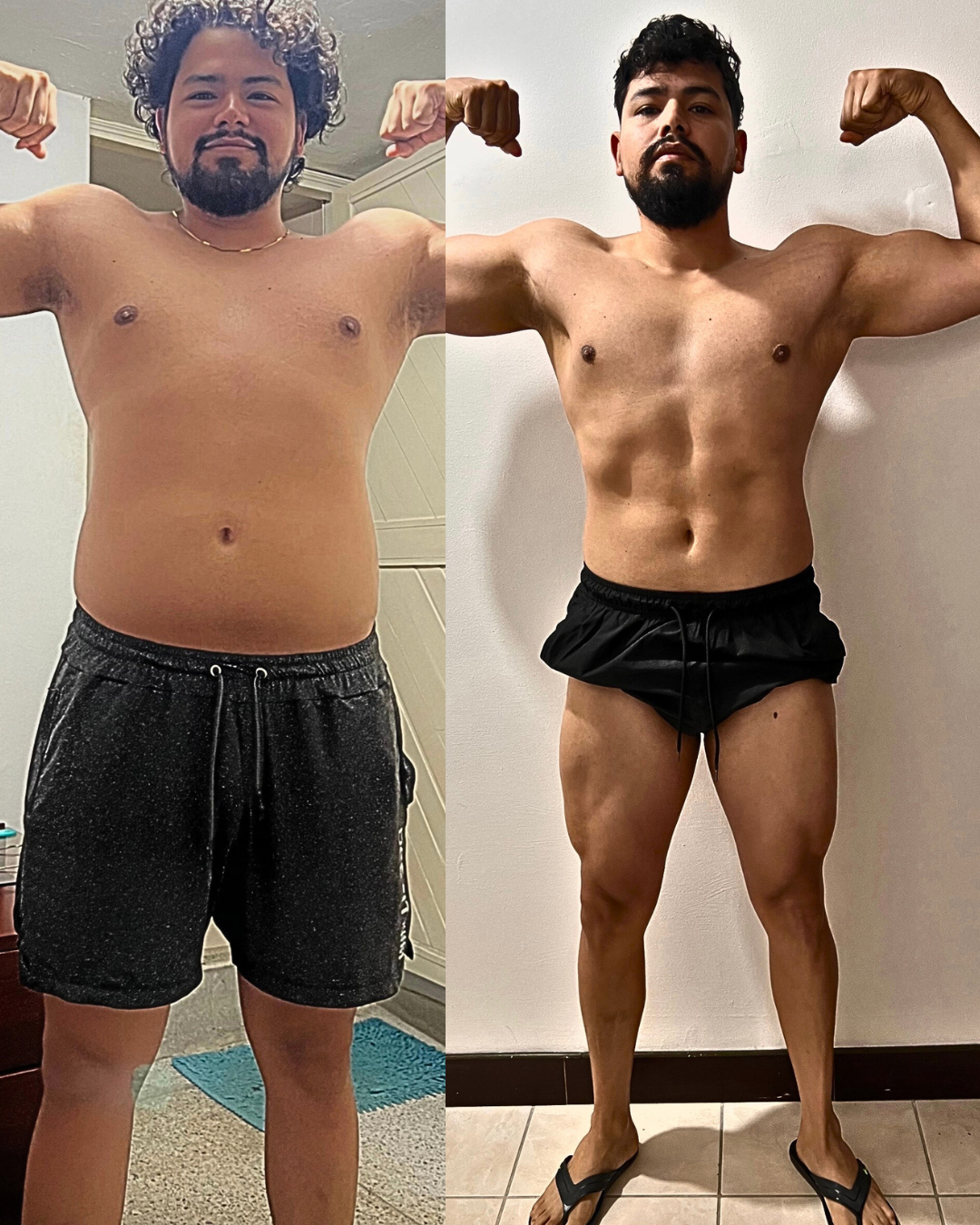 Transformación de Salvador — menos 10kg en 90 días